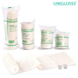 Unigloves Spandex Crepe Bandage, Unbleached White (12rolls/bag)