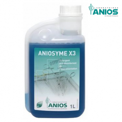 Anios Aniosyme X3 Enzymatic and Disinfection Solution, 1 Liter, Per Bottle