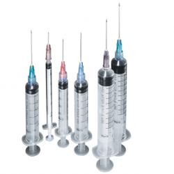 Nipro Disposable Syringe With Needle (Luer Lock), 100pcs/box