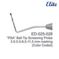 Elite Periodontal PSA Ball Tip Screening Probe, Single End, Per Unit