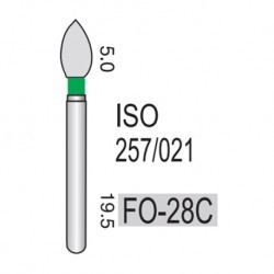 Diamond Burs, 5pcs/pack #FO-28C