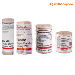 Smith&Nephew Elastic Crepe Stretched Bandage, Heavy Weight, Per Roll X 12