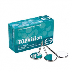 Hahnenkratt TOPvision FS Rhodium Mouth Mirrors Cone Socket (12s/Box)