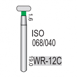 Diamond Burs, 5pcs/pack #WR-12C