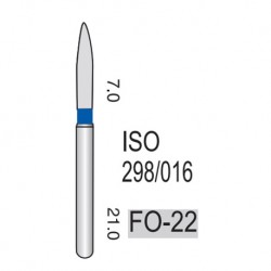 Diamond Burs, 5pcs/pack #FO-22