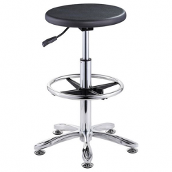 Dental Lab Round Stool with Footring, Per Unit