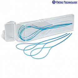 Ortho Technology Floss Threaders 10 Per Plastic Holder, 100 Per Case