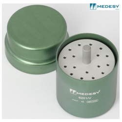 Medesy Endodontic Aluminium Box, Green, Per Unit #6201/V