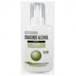Denatured Alcohol 95%, Ethyl Alcohol denatured with Isopropyl, 120mL/Bottle