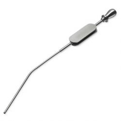 Zoellner Nickel Silver Ear Suction Tube, 15cm, Per Unit