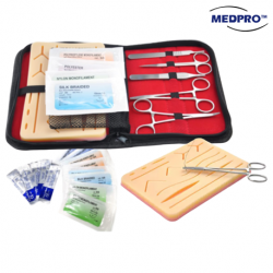 Medpro Suturing Skills Full Practice Kit with Pseudo Skin Structure