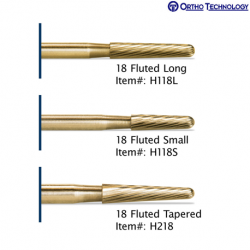 Ortho Technology Debonding Carbide Burs-18 Fluted