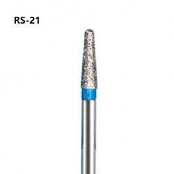Mani Diamond Bur, Conical Round (RS-21), 5pcs/pack