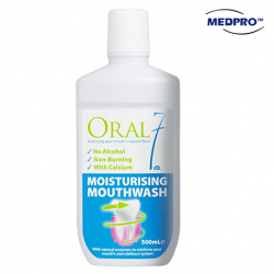 Medpro ORAL 7 Moisturising Mouthwash, 500ml, Per Bottle