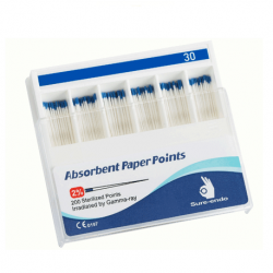 Sure Endo Paper points Sterile (200 points/Box)