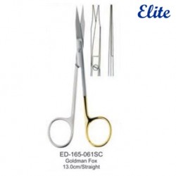 Elite GoldMann Fox Gum Scissor Super Cut, Straight, 13cm, Per Unit #ED-165-061SC