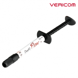 Vericom Denfil Flow Light-Cured Radiopaque Flowable Composite Resin, 2gm Refill, 1pc/pack