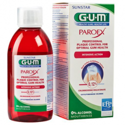 Sunstar Gum Paroex 0.12% Intensive Use Mouthwash, 300ml, Per Bottle