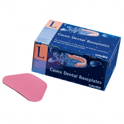 Cavex Shellac Baseplates Material, 100pcs/Box