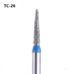 Mani Diamond Bur, Tapered Conical (TC-26), 5pcs/pack