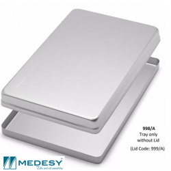 Medesy Tray Aluminium Silver,Non perforated #998