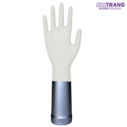 Sri Trang Latex Powder Free Examination Gloves, Medium (100pcs/box, 10boxes/carton)