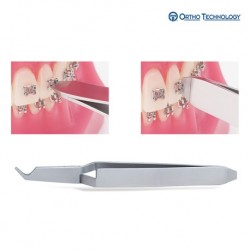 Ortho Technology Direct Bond Tweezer with Bracket Aligner, Per Unit