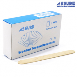 Assure Wooden Tongue Depressor, 100pcs/box X 2