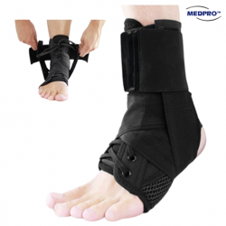 Medpro Lace Up Ankle Brace Support for Ankle Pain, Each