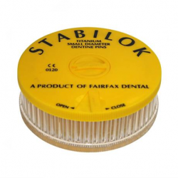 Stabilok Pin Jumbo (100pc/box) Yellow, Titanium. Size .021''