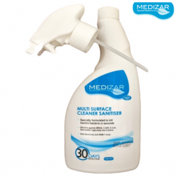 Medizar Antibacterial Surface Spray Cleaner Sanitizer, 750ml, Per Bottle
