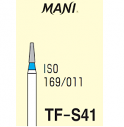 MANI Diamond Bur Tapered Fissure TF-S41(5pcs/pack)