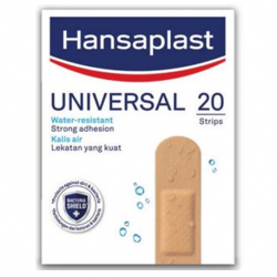 Hansaplast Universal Water Resistant Plaster (20pcs/box, 6boxes/carton)