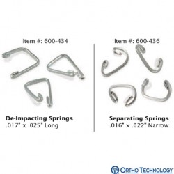 TruFlex NITI De-Impacting And Separating Springs, 15 per pack 