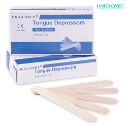 Unigloves Wooden Tongue Depressor, 200pcs/box