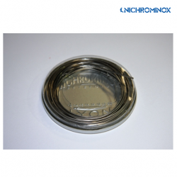 Nichrominox Stainless Steel Half Round Wire, Medium #305, 10meters, Per Unit