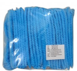 Disposable Non-Woven Clip Cap, 13g, 21'', 100pcs/bag X 5