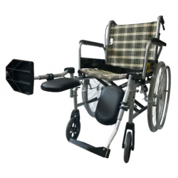 Sanction Detachable Wheelchair Foldback with Assisted Brakes + Elevating Footrests, Per Unit