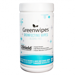 Greenwipes GShield Alcohol Free Disinfectant Wipes, 200 Sheets/bottle