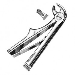 Elite Tooth Extracting Forceps for Children with Spring Lower Molars, Per Unit #ED-050-087