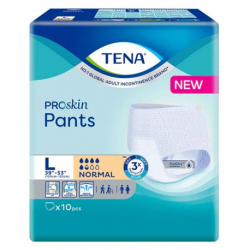 Tena Proskin Pants Normal Diapers, Large (10pcs/bag, 4bags/carton)