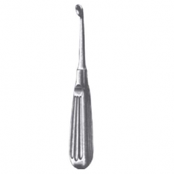 German Bone Curette Volkmann with Handle, 17cm, Per Unit