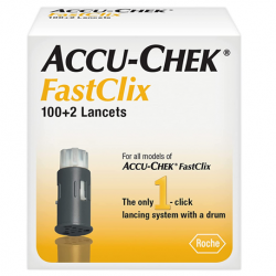 Roche Accu-Chek FastClix Lancets, 102 Lancets/box