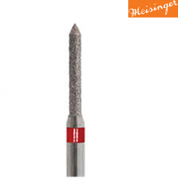 Meisinger Cylindrical Pointed Diamond Bur Fine 886F ,5pc/pack